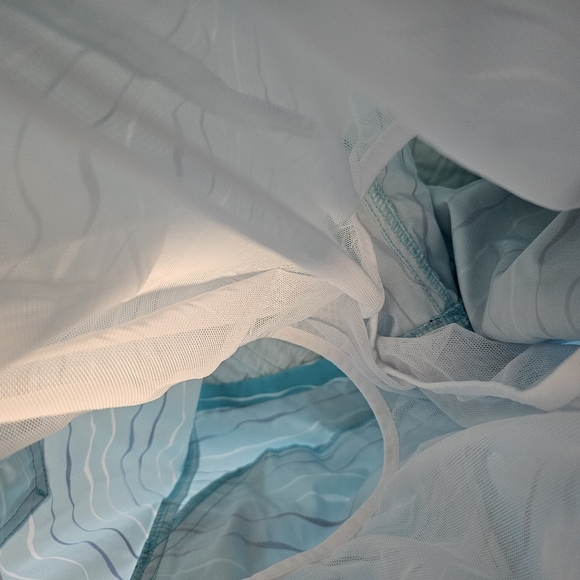 Rainforest Blue Striped Swim Trunks Men's Size Small NWT - Picture 8 of 10